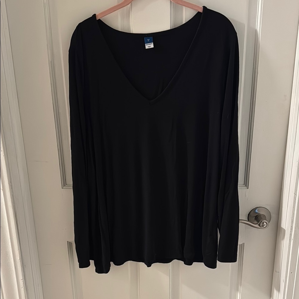 Old Navy Black Relaxed Blouse